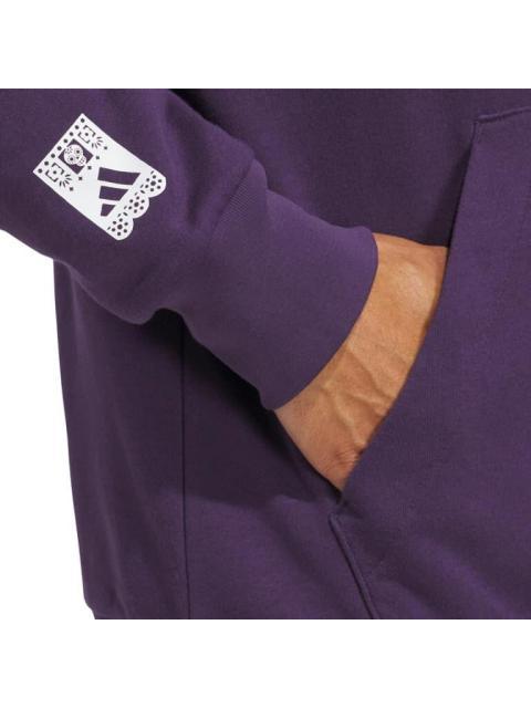 SUDADERA PAN DE MUERTO H VIOLETA ADIDAS - Imagen 5
