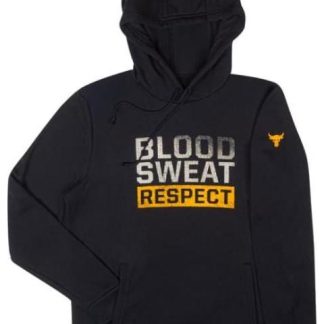 SUDADERA PJT ROCK RIVAL FLEECE HD NEGRO UNDER ARMOUR MEXICO