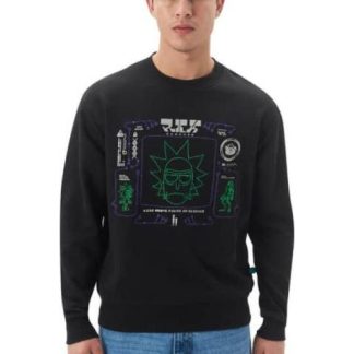 SUDADERA RICK AND MORTY NEGRO RICK AND MORTY