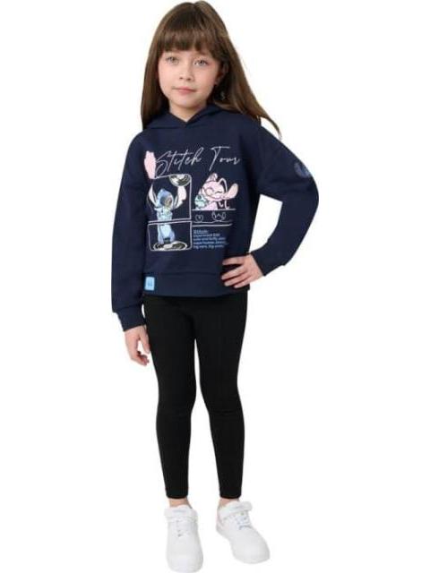 SUDADERA STITCH AZUL MARINO DISNEY