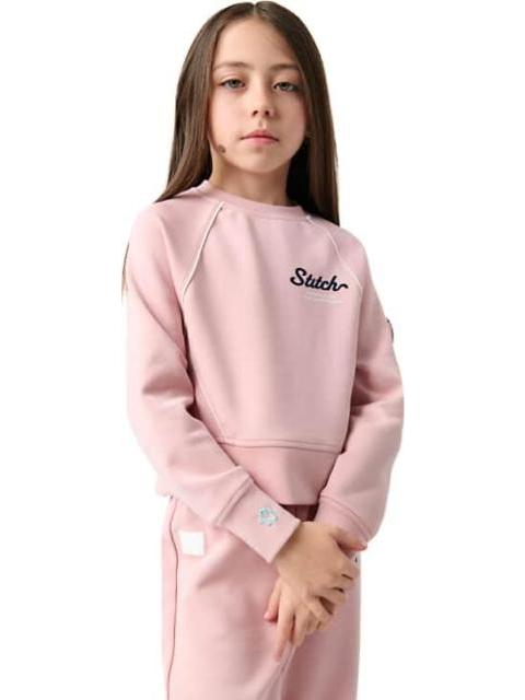SUDADERA STITCH PALO DE ROSA DISNEY