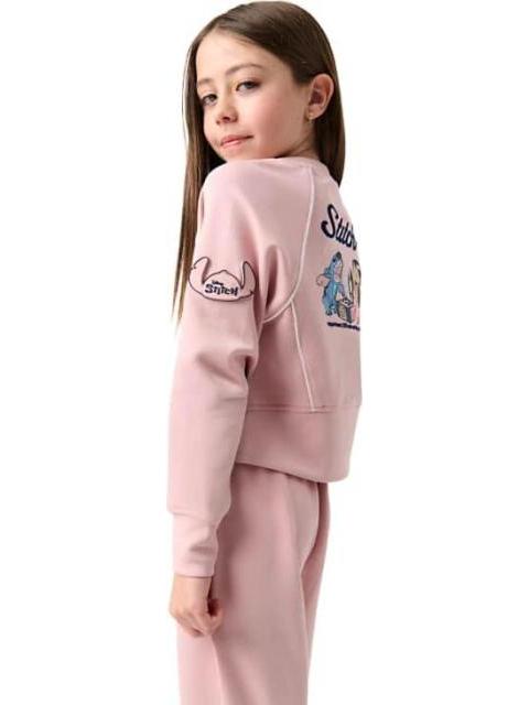 SUDADERA STITCH PALO DE ROSA DISNEY - Imagen 3
