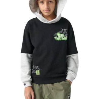 SUDADERA TORTUGAS NINJA NEGRO TORTUGAS NINJA