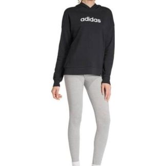 SUDADERA W LIN FT HD NEGRO ADIDAS