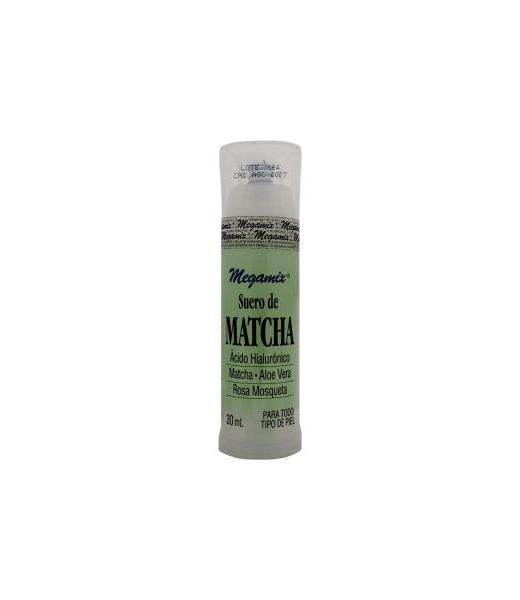 SUERO DE MATCHA MEGAMIX 30 ML ACIDO HIALURONICOMATCHA ALOE VERA R MEGAMIX