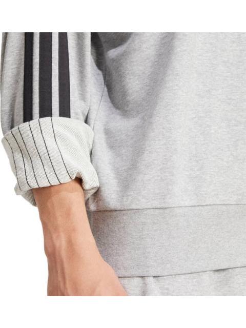 SWEATER M 3S FT SWT GRIS ADIDAS - Imagen 5
