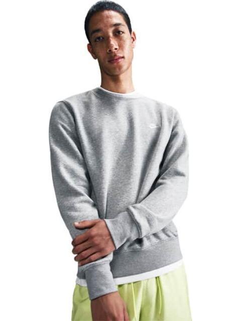 SWEATER M NK CLUB BB CREW GRIS NIKE - Imagen 2