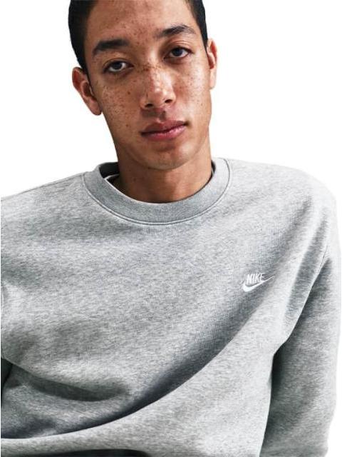 SWEATER M NK CLUB BB CREW GRIS NIKE - Imagen 3