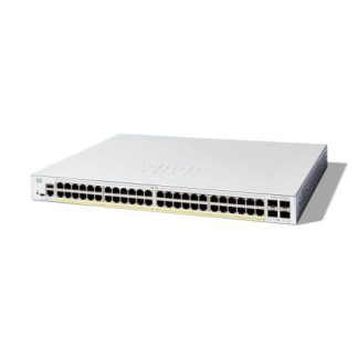 SWITCH CISCO GIGABIT ETHERNET CATALYST 1300 48 PUERTOS POE+ 10-100-1000MBPS + 4 PUERTOS SFP 740W 104 GBIT-S 16000 ENTRADAS - ADMINISTRABLE