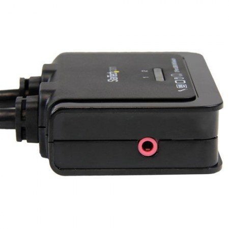 STARTECH SWITCH KVM DE 2 PUERTOS HDMI USB AUDIO CON CABLES INTEGRADOS - Imagen 4