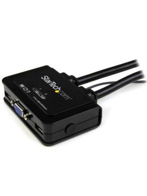 STARTECH  CABLE SWITCH KVM SV211USB USB+VGA 85CM NEGRO - Imagen 3