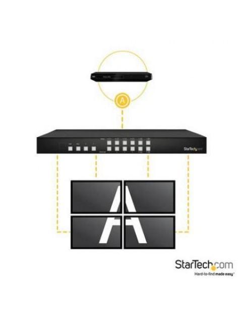 STARTECH SWITCH CONMUTADOR MATRIX HDMI 4X4 CON MULTIVISOR VIDEOWALL O IMAGEN E IMAGEN PAP - Imagen 5