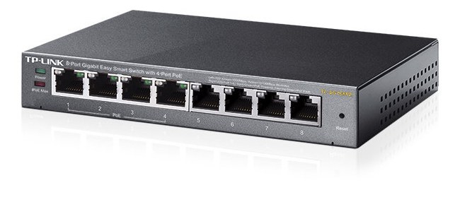 SWITCH TP-LINK GIGABIT ETHERNET TL-SG108PE EASY SMART POE 8 PUERTOS 10-100-1000MBPS (4X POE) 16 GBIT-S 4000 ENTRADAS - NO ADMINISTRABLE - Imagen 3