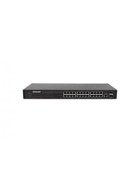 SWITCH INTELLINET GIGABIT ETHERNET 560917 24 PUERTOS 10-100-1000MBPS + 2 PUERTOS SFP 52 GBIT-S 8000 ENTRADAS - ADMINISTRABLE - Imagen 3