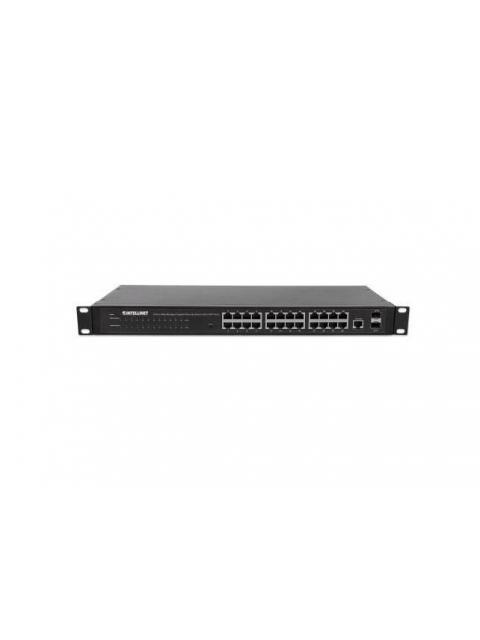 SWITCH INTELLINET GIGABIT ETHERNET 560917 24 PUERTOS 10-100-1000MBPS + 2 PUERTOS SFP 52 GBIT-S 8000 ENTRADAS - ADMINISTRABLE - Imagen 4