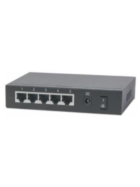 SWITCH INTELLINET FAST ETHERNET 561082 5 PUERTOS POE+ 10-100MBPS 10GBIT-S 2048 ENTRADAS - NO ADMINISTRABLE - Imagen 4