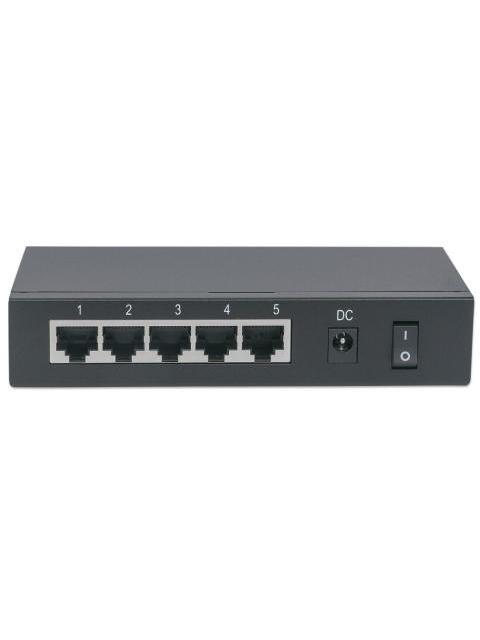 SWITCH INTELLINET FAST ETHERNET 561082 5 PUERTOS POE+ 10-100MBPS 10GBIT-S 2048 ENTRADAS - NO ADMINISTRABLE - Imagen 6