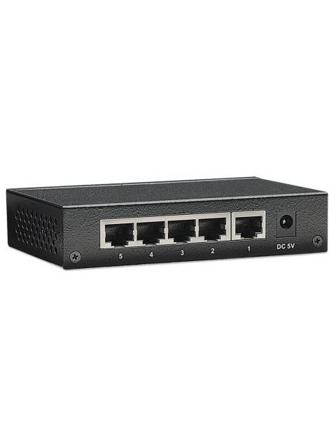SWITCH INTELLINET GIGABIT ETHERNET 530378 5 PUERTOS 10-100-1000MBPS 1024 ENTRADAS - NO ADMINISTRABLE - Imagen 5