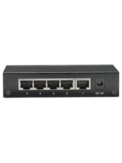 SWITCH INTELLINET GIGABIT ETHERNET 530378 5 PUERTOS 10-100-1000MBPS 1024 ENTRADAS - NO ADMINISTRABLE - Imagen 6
