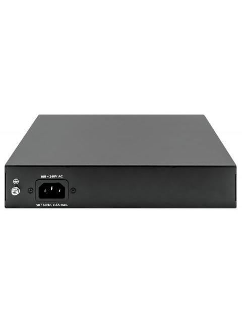 SWITCH INTELLINET GIGABIT ETHERNET 561402 8 PUERTOS POE + 10-100-1000 + 2 PUERTOS UPLINK 120W 2 GBIT-S 8192 ENTRADAS - NO ADMINISTRABLE - Imagen 4