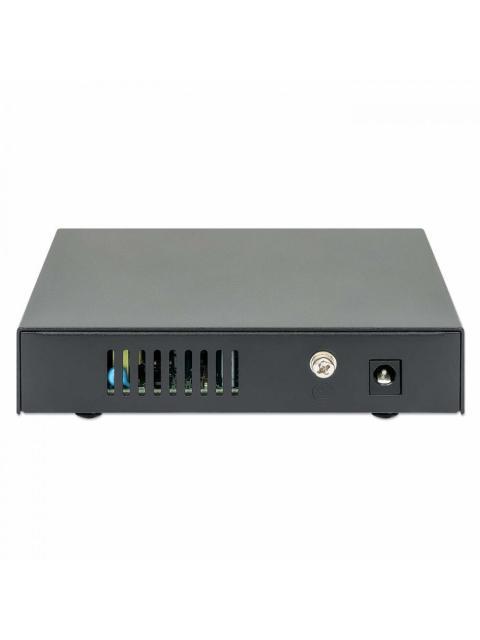 SWITCH INTELLINET GIGABIT ETHERNET 561839 5 PUERTOS POE 10-100-1000MBPS (4X POE+) 10 GBIT-S 2000 ENTRADAS - NO ADMINISTRABLE - Imagen 4