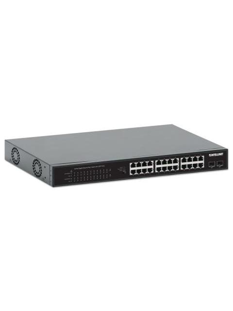 SWITCH INTELLINET GIGABIT ETHERNET 561891 24 PUERTOS 10-100-1000 MBPS + 2X SFP + PUERTOS SFP+ + PUERTOS QSFP28 + PUERTOS QSFP+ 8000 ENTRADAS - NO ADMINISTRABLE - Imagen 2