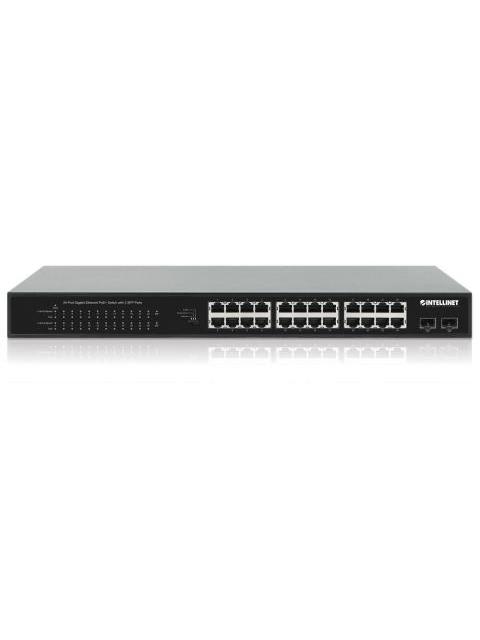 SWITCH INTELLINET GIGABIT ETHERNET 561891 24 PUERTOS 10-100-1000 MBPS + 2X SFP + PUERTOS SFP+ + PUERTOS QSFP28 + PUERTOS QSFP+ 8000 ENTRADAS - NO ADMINISTRABLE - Imagen 5