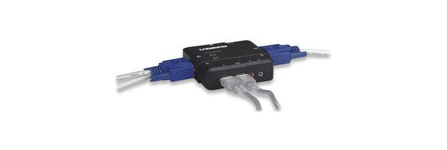 MANHATTAN SWITCH KVM 151252 2X USB 2X VGA - Imagen 2