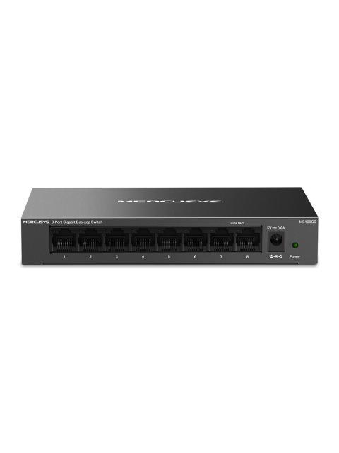 SWITCH MERCUSYS GIGABIT ETHERNET MS108GS 8 PUERTOS 10-100-1000MBPS - NO ADMINISTRABLE