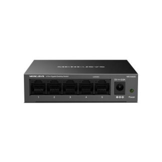 SWITCH MERCUSYS MS105GS 5 PUERTOS GIGABIT ETHERNET 10-100-1000 10 GBIT-S 2000 ENTRADAS NO ADMINISTRADO