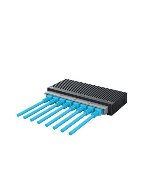 SWITCH NETIS FAST ETHERNET ST3108C 8 PUERTOS10-100MBPS 8GBIT-S 2000 ENTRADAS - NO ADMINISTRABLE - Imagen 5