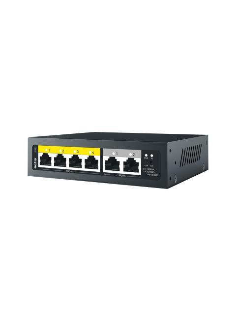 SWITCH NETIS GIGABIT ETHERNET 10-100-1000 MBPS P106C 6 PUERTOS + PUERTOS SFP + PUERTOS SFP+ + PUERTOS QSFP28 + PUERTOS QSFP+ 100W 2 GBIT-S 2000 ENTRADAS - NO ADMINISTRABLE - Imagen 3