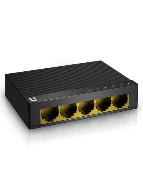 SWITCH NETIS GIGABIT ETHERNET ST3105GC 5 PUERTOS 10-100-1000MBPS 2.000 ENTRADAS - NO ADMINISTRABLE - Imagen 3