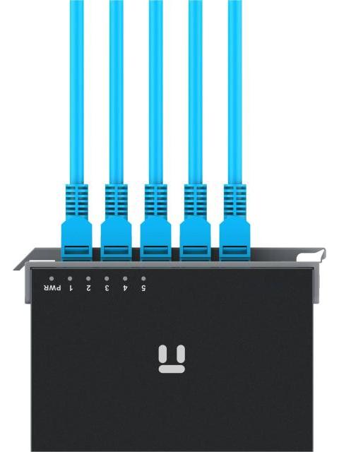 SWITCH NETIS MODELO ST105D 5 PUERTOS 10-100MBPS SWITCH DE ESCRITORIO CARCASA METALICA CON SEGURO DE CONECTOR INCORPORADO NO ADMINISTRABLE - Imagen 3
