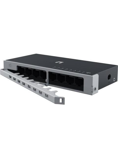 SWITCH NETIS MODELO ST108D 8 PUERTOS 10-100MBPS SWITCH DE ESCRITORIO CARCASA METALICA CON SEGURO DE CONECTOR INCORPORADO NO ADMINISTRABLE