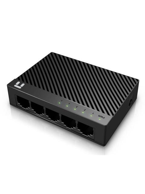 SWITCH NETIS MODELO ST3105C 5 PUERTOS 10-100MBPS SWITCH DE ESCRITORIO CON SEGURO DE CONECTOR INCORPORADO NO ADMINISTRABLE - Imagen 3