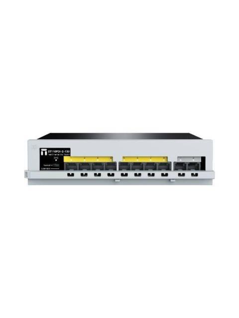 SWITCH NETIS ST110PDI2130 10 PUERTOS 10-100M 8 PUERTOS POE + 2 PUERTOS DE ENLACE ASCENDENTE