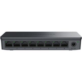 SWITCH NO ADMINISTRABLE DE 8 PUERTOS GIGABIT COMPATIBLE CON GWN CLOUD CARCASA DE PLASTICO