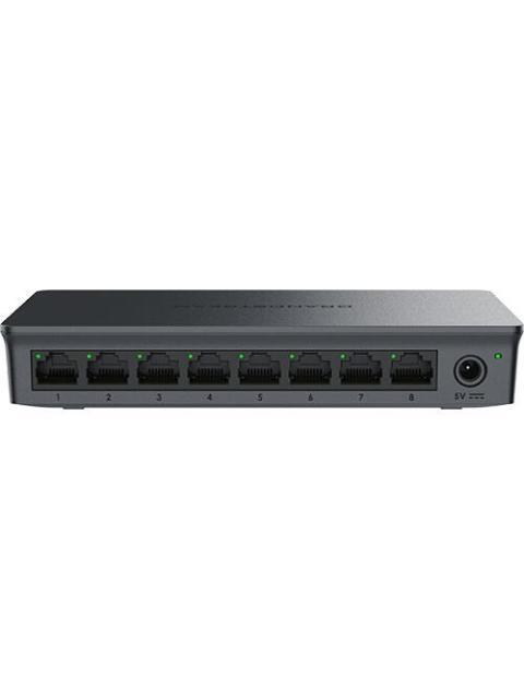 SWITCH NO ADMINISTRABLE DE 8 PUERTOS GIGABIT COMPATIBLE CON GWN CLOUD CARCASA DE PLASTICO