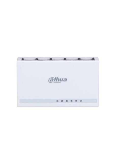 SWITCH PARA ESCRITORIO DE 5 PUERTOS DAHUA DHPFS30055ETL - NO ADMINISTRABLE - FAST ETHERNET 10-100MBPS - DISENO COMPACTO - CAPA 2 - SWITCHING 1 GBPS- NB