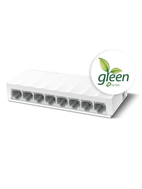 SWITCH TP-LINK FAST ETHERNET LS1008 8 PUERTOS 10-100MBPS 1.6 GBIT-S 2000 ENTRADAS - NO ADMINISTRABLE - Imagen 3