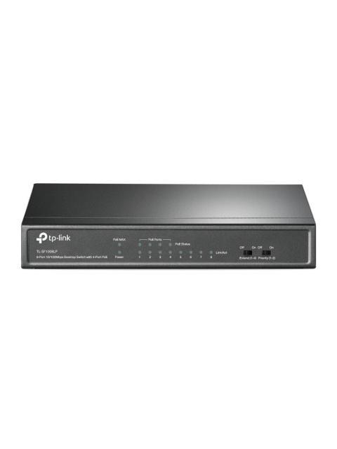 SWITCH TP-LINK FAST ETHERNET TL-SF1008LP 8 PUERTOS 10-100MBPS (4X POE) 1.6 GBIT-S 2000 ENTRADAS - NO ADMINISTRABLE - Imagen 4