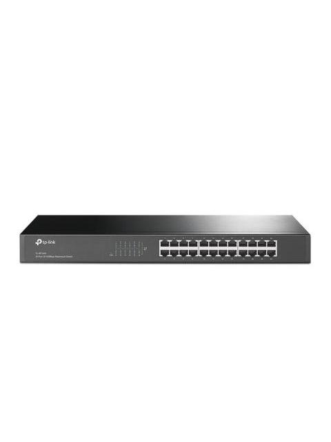 SWITCH TP-LINK FAST ETHERNET TL-SF1024 10-100MBPS 4.8GBIT-S 24 PUERTOS 8000 ENTRADAS NO ADMINISTRABLE