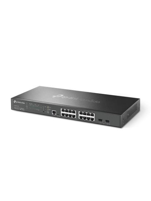 SWITCH TP-LINK GIGABIT ETHERNET OMADA L2+ 16 PUERTOS 10-100-1000MBPS + 2 PUERTOS SFP 120 GBIT-S 16.000 ENTRADAS - ADMINISTRABLE - Imagen 3