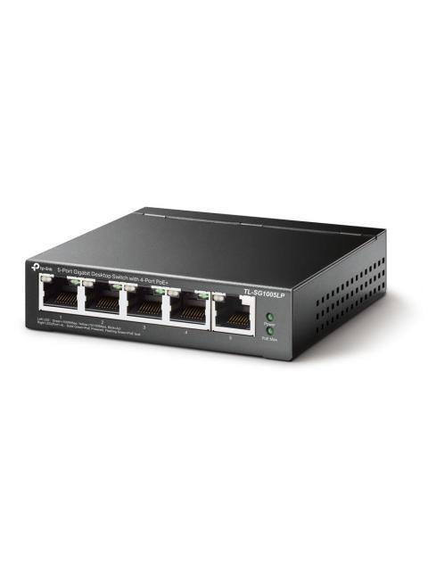 SWITCH TP-LINK GIGABIT ETHERNET TL-SG1005LP 5 PUERTOS 10-100-1000 (4X POE+) 10GBIT-S 2000 ENTRADAS - NO ADMINISTRABLE - Imagen 2