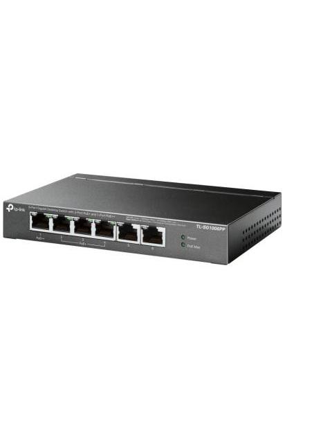 SWITCH TP-LINK GIGABIT ETHERNET TL-SG1006PP 6 PUERTOS 10-100-1000MBPS (4X POE) 12 GBIT-S 4000 ENTRADAS - NO ADMINISTRABLE - Imagen 2