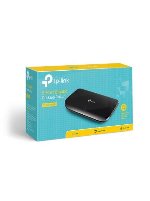 SWITCH TP-LINK GIGABIT ETHERNET TL-SG1008D 10-100-1000MBPS 8 PUERTOS NO ADMINISTRABLE - Imagen 6