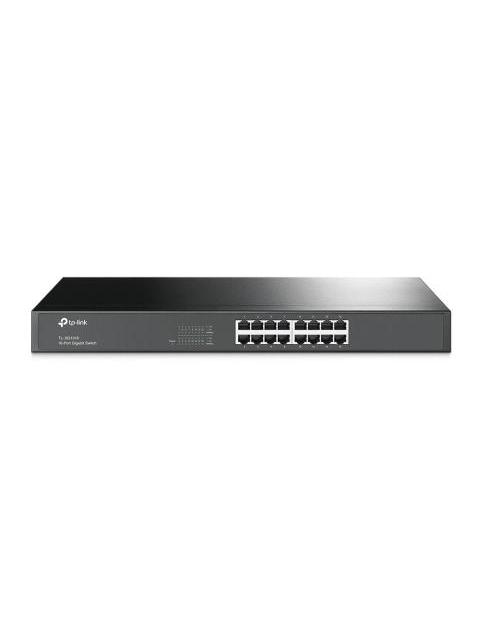 SWITCH TP-LINK GIGABIT ETHERNET TL-SG1016 10-100-1000MBPS 16 PUERTOS 8000 ENTRADAS ? NO ADMINISTRABLE