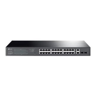 SWITCH TP-LINK GIGABIT ETHERNET TL-SG1428PE 28 PUERTOS POE 10-100-1000 (24X POE+) + 2 PUERTOS SFP 56 GBIT-S 8 ENTRADAS - ADMINISTRABLE
