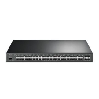SWITCH TP-LINK GIGABIT ETHERNET TL-SG3452XP 48 PUERTOS POE 10-100-1000MBPS + 4 PUERTOS SFP+ 176 GBIT-S 16000 ENTRADAS - ADMINISTRABLE
